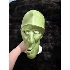 Green Army Man Halloween Soft Latex Mask Paper Magic Group